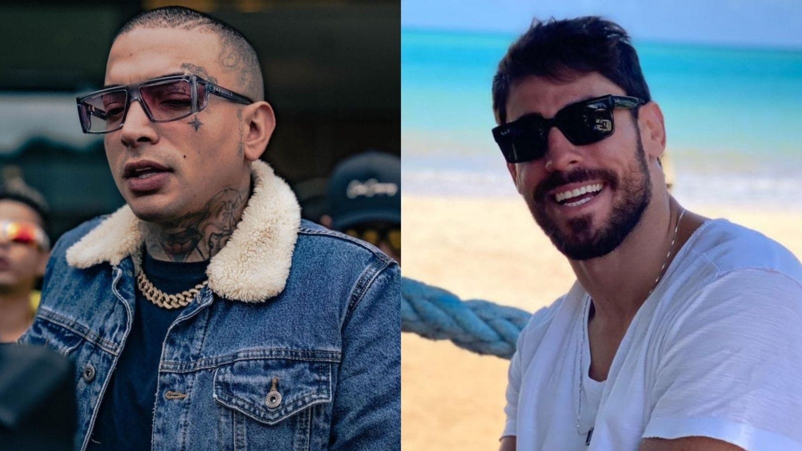Mc Guimê e o lutador Cara de Sapato