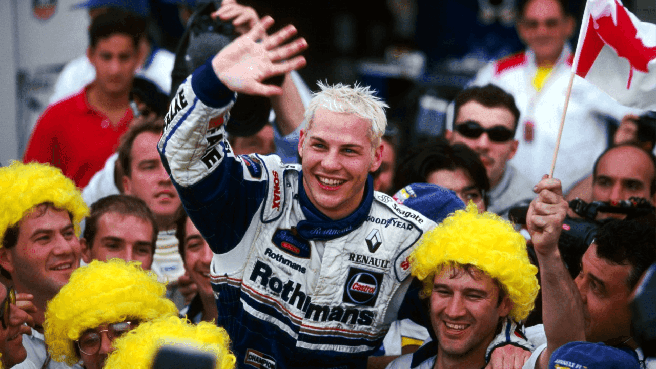 Villeneuve foi titular do time entre 1996 e 1998, sendo campeão da F1 em 1997