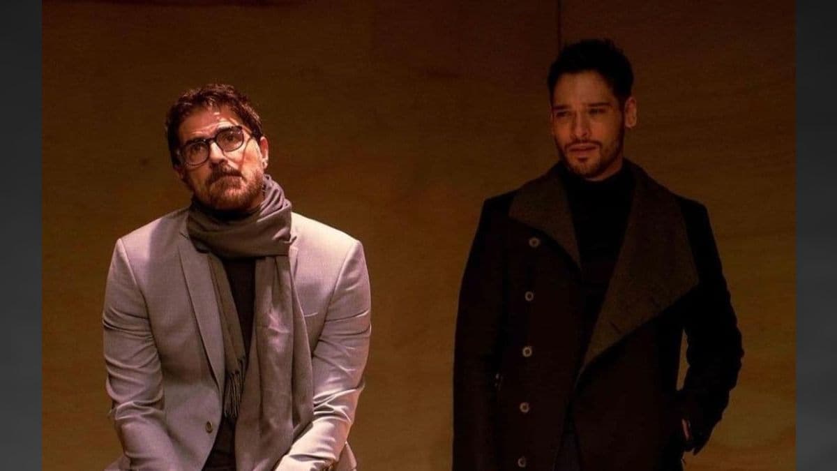 Reynaldo Gianecchini e Bruno Fagundes em A Herança