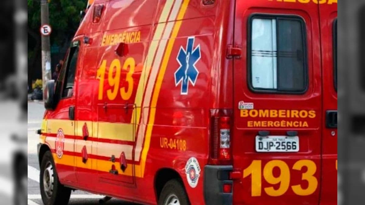 Ocorrência foi atendida pelo Corpo de Bombeiros