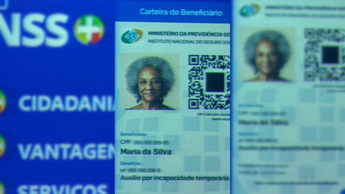 Nova carteirinha do INSS, com benefícios do Meu INSS+