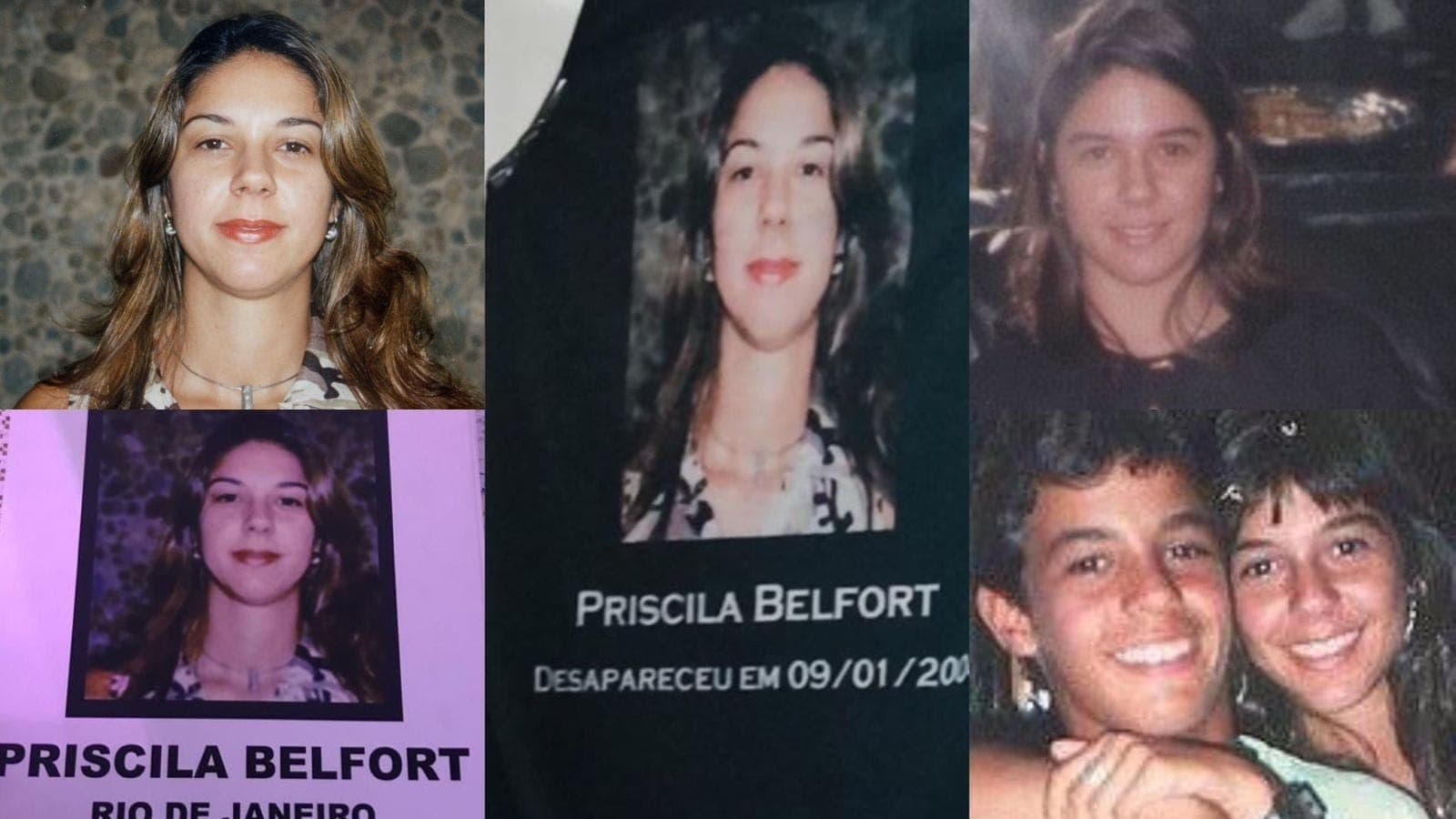 Priscila Belfort desapareceu em 2004, há 19 anos, no Rio de Janeiro