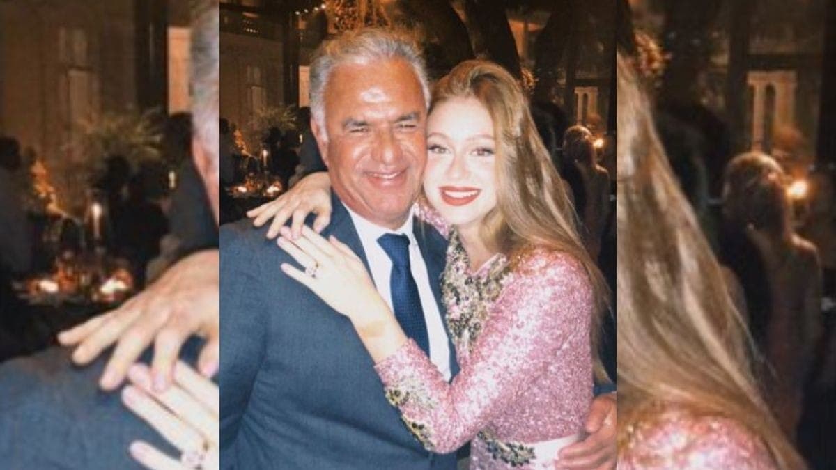 Marina Ruy Barbosa com seu ex-sogro, Alexandre Negrão