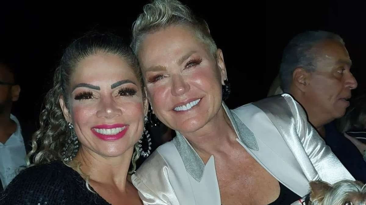 Catia Paganote com Xuxa Meneghel