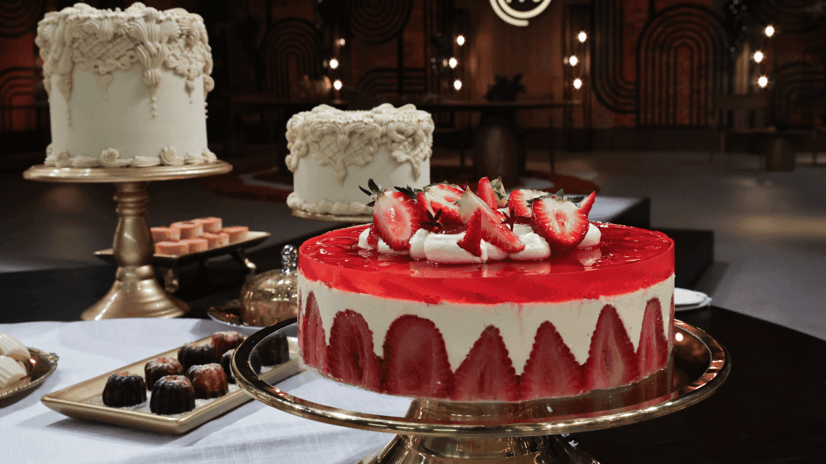 Fraisier é desafio da prova de eliminação do MasterChef