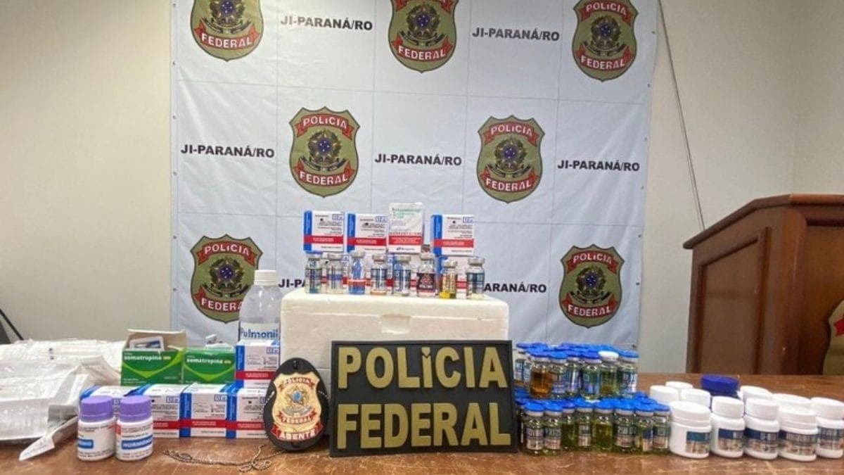 Polícia Federal apreendeu anabolizantes ilegais