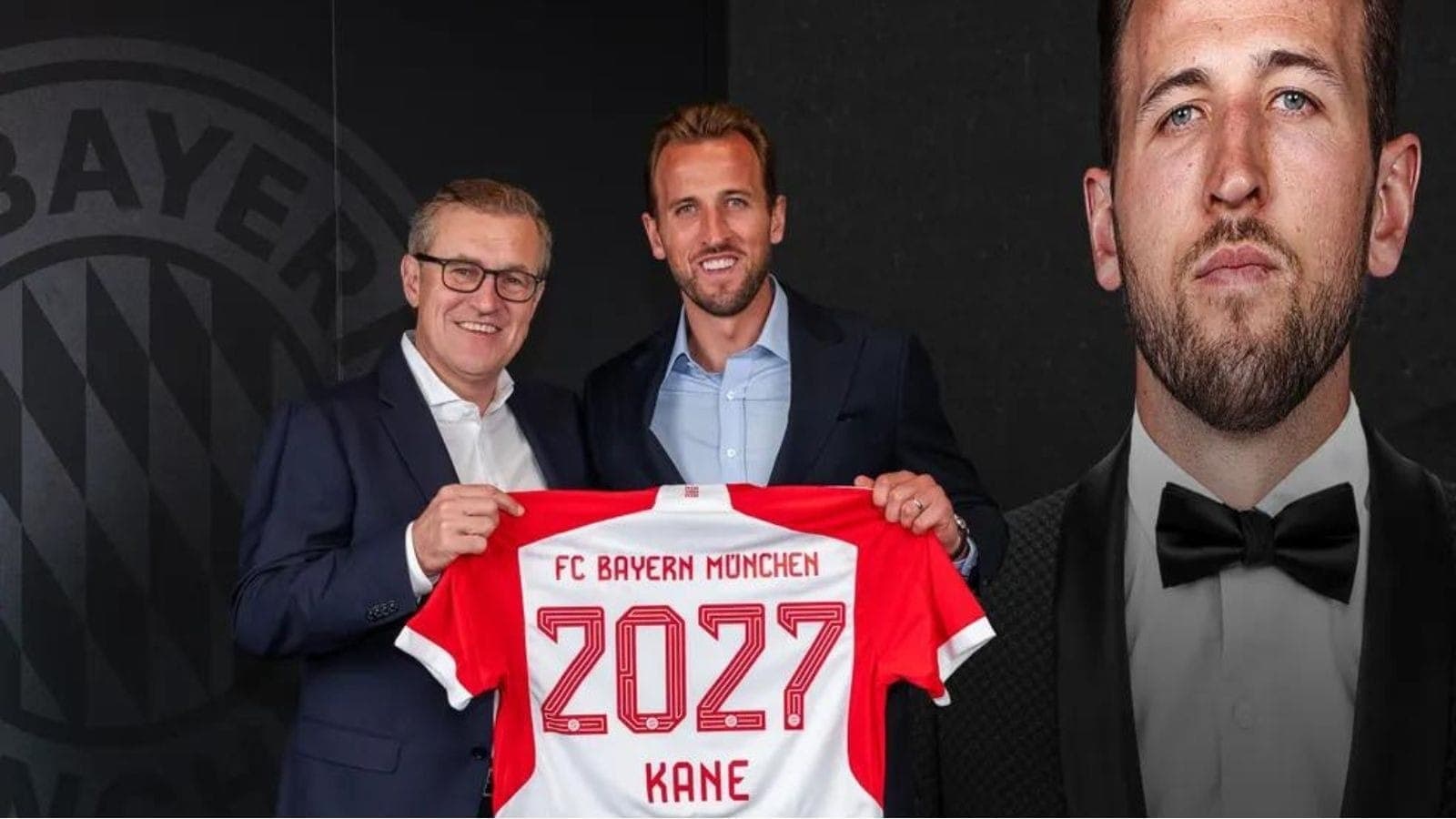 Harry Kane anunciado como jogador do Bayern de Munique