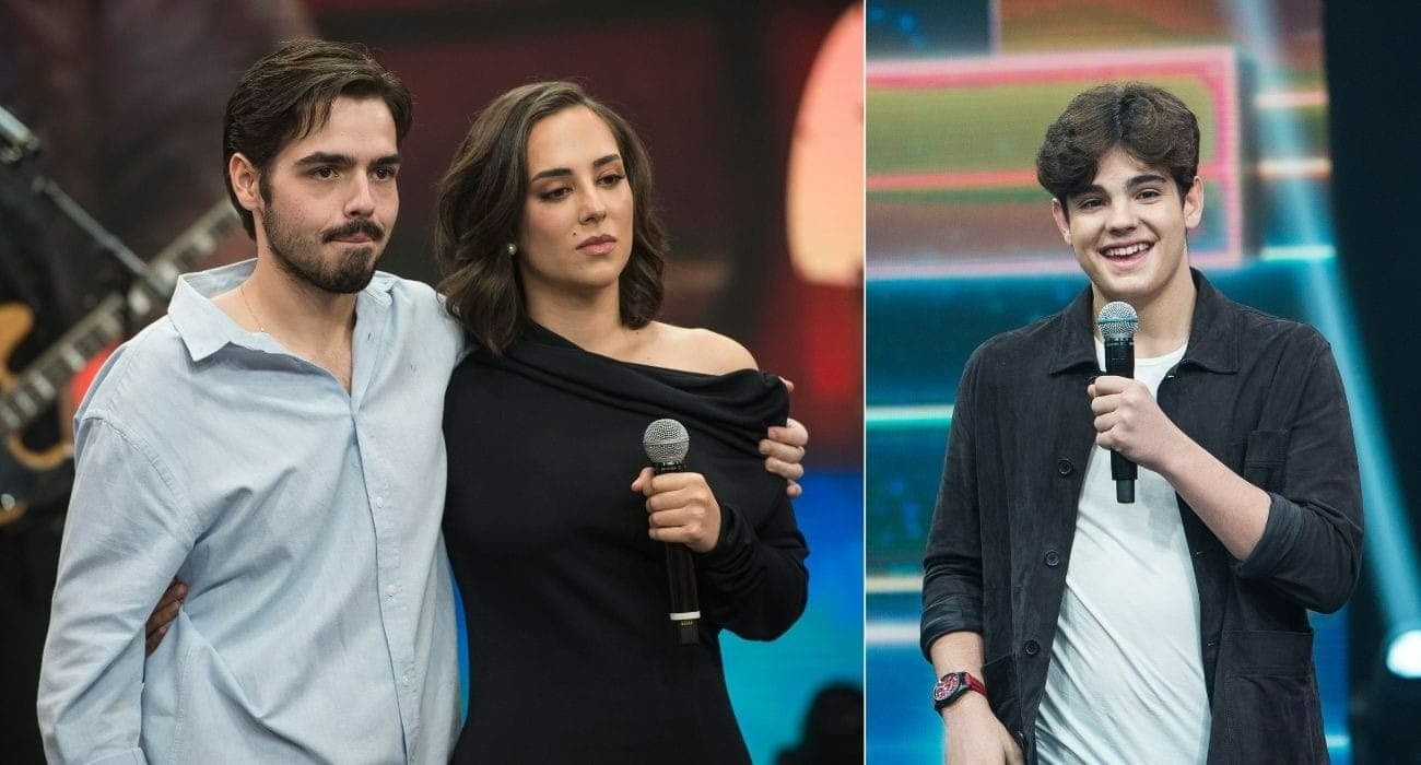 Filhos de Fausto Silva no último programa do Faustão na Band