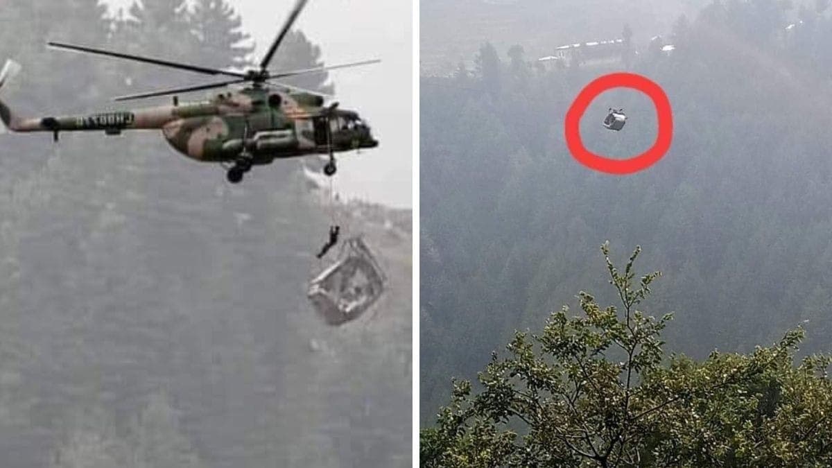 Primeira criança é resgatada de teleférico quebrado no Paquistão