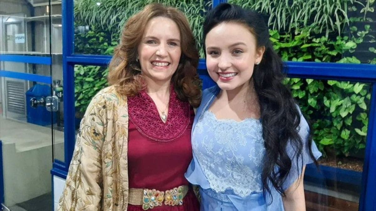 Silvana Taques com a filha, a atriz Larissa Manoela