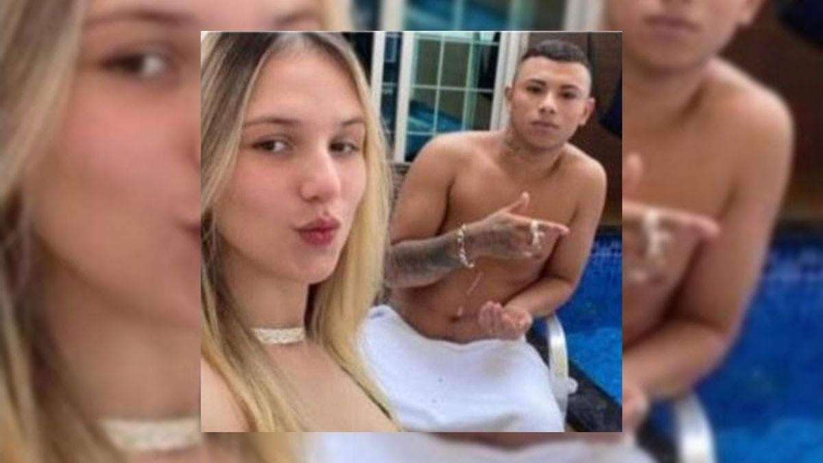 'Gatinha da Cracolândia', Lo Bauer, com o namorado, André Almeida