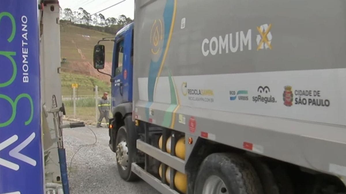 Biometano movimenta caminhão de lixo em São Paulo
