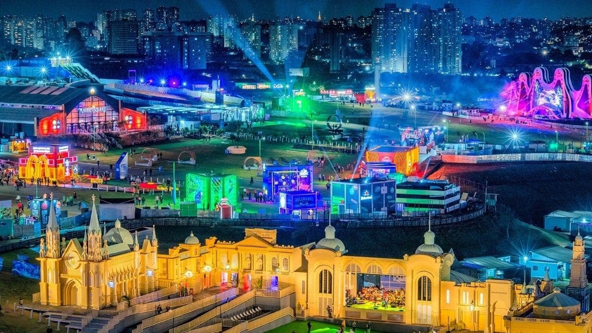 Cidade da Música do The Town, montada no Autódromo de Interlagos