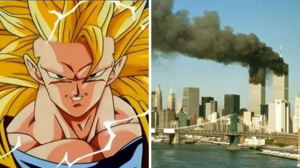 Goku, personagem de Dragon Ball Z, e o atentado de 11 de setembro