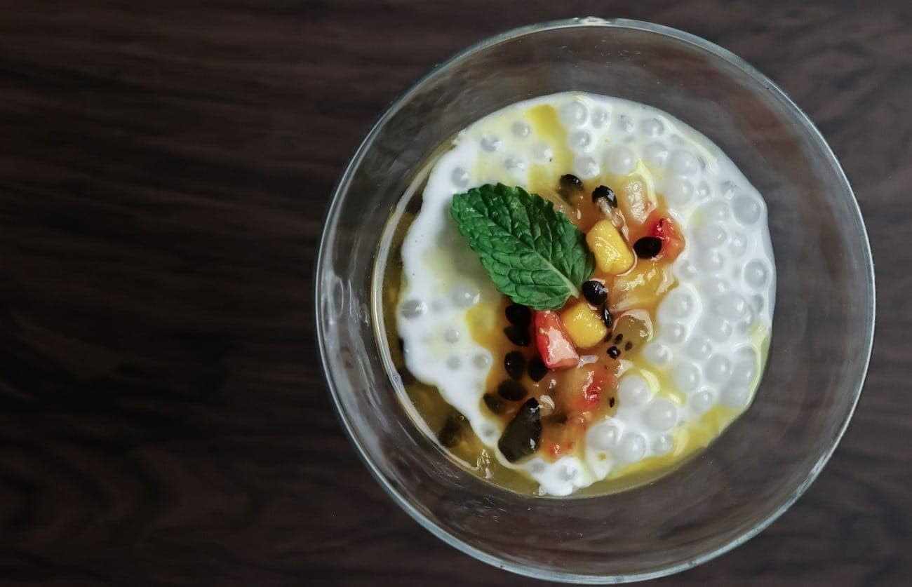 Ovas de sagu é receita do chef Henrique Fogaça