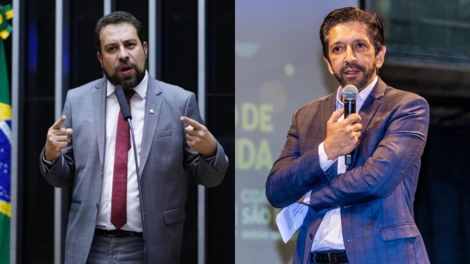Boulos e Nunes na disputa da prefeitura de SP