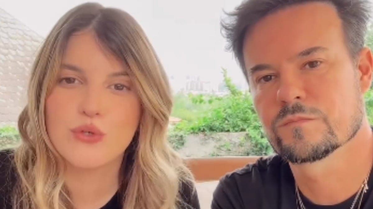 Paulinho Vilhena gravou vídeo ao lado da mulher, Maria Luiza Silveira Vilhena
