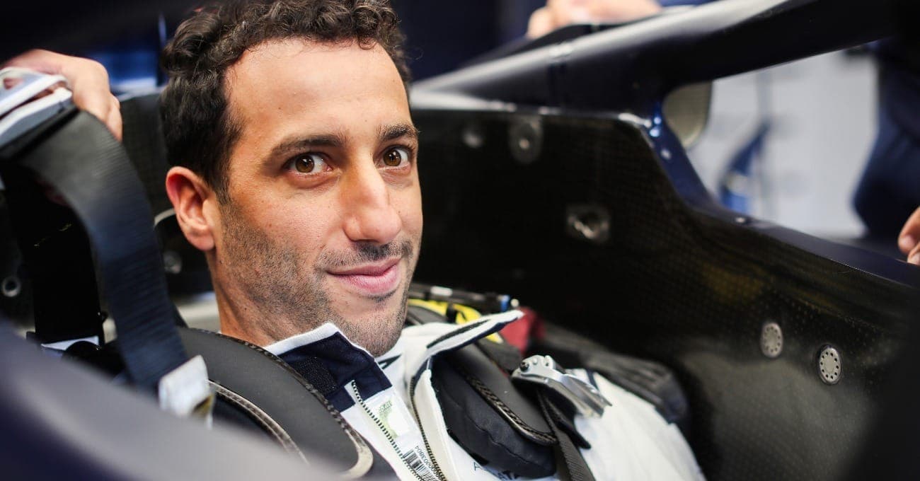 Daniel Ricciardo (AlphaTauri) no GP da Bélgica 2023