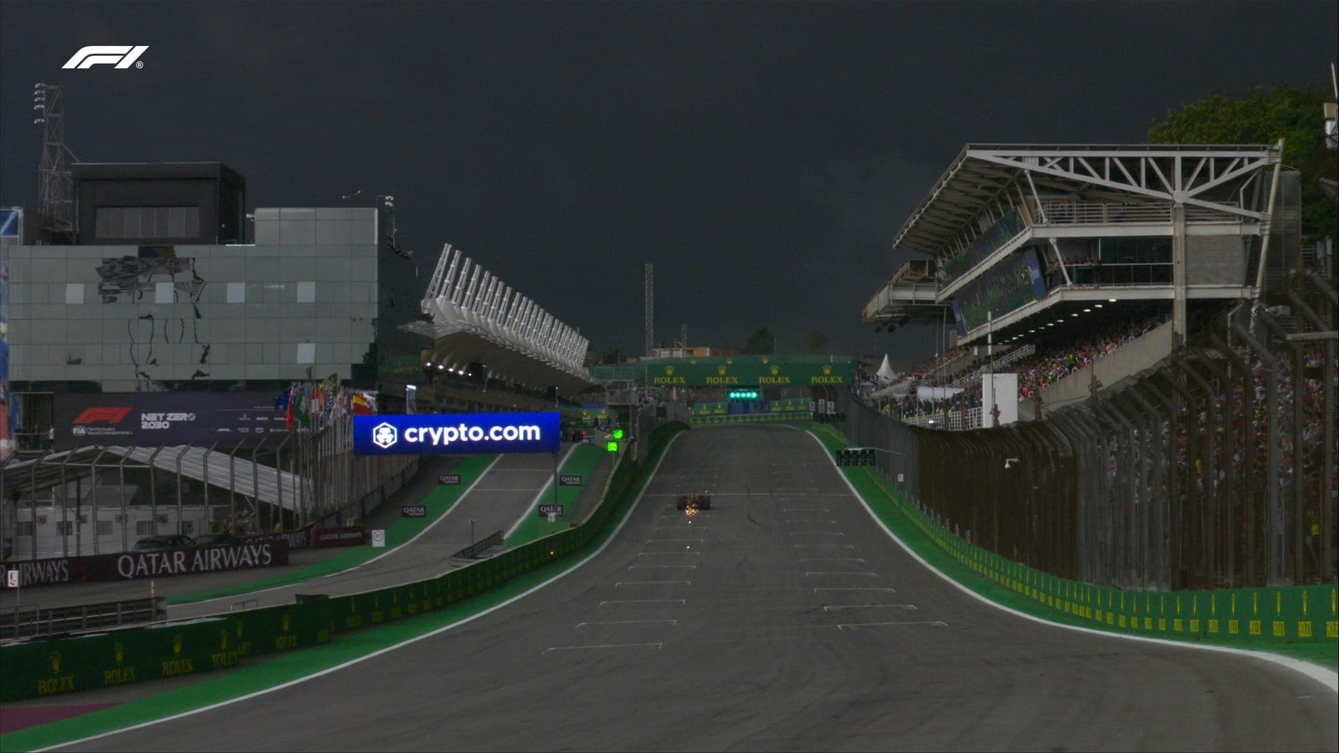 Em 2023, temporal interrompeu atividades da F1 e causou 'apagão' em SP