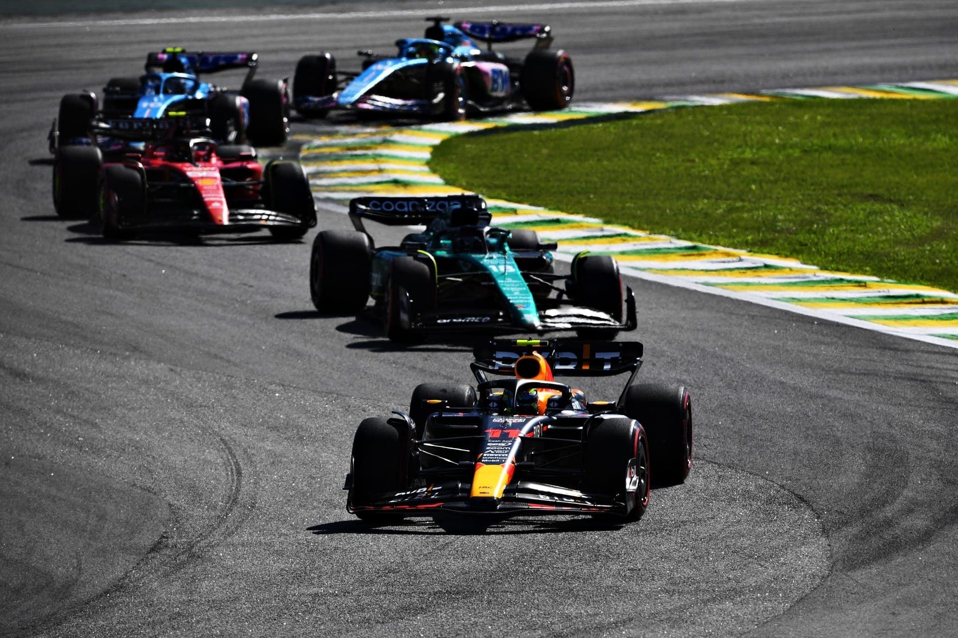 Sergio Pérez (Red Bull) no GP de São Paulo 2023