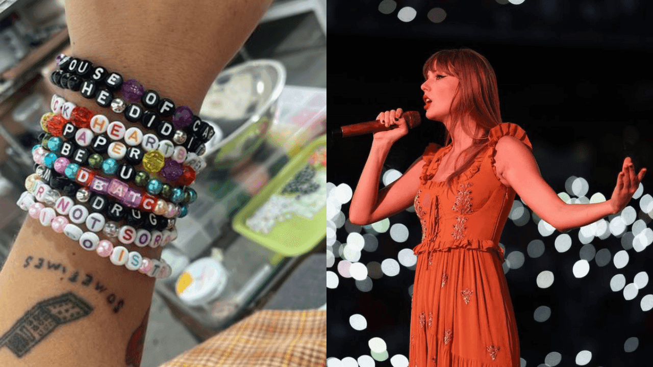 Taylor Swift promove troca de pulseiras nos shows