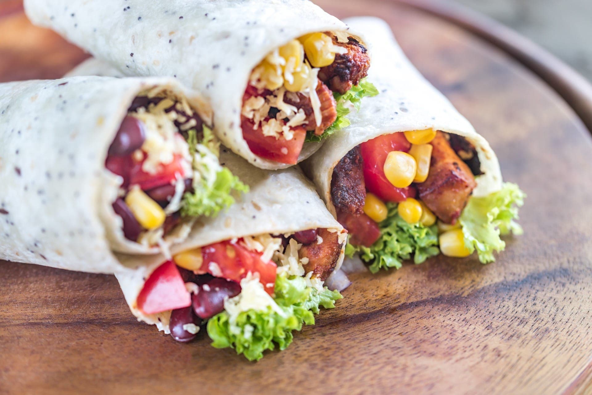 Burrito de frango é um dos pratos mais famosos da culinária mexicana