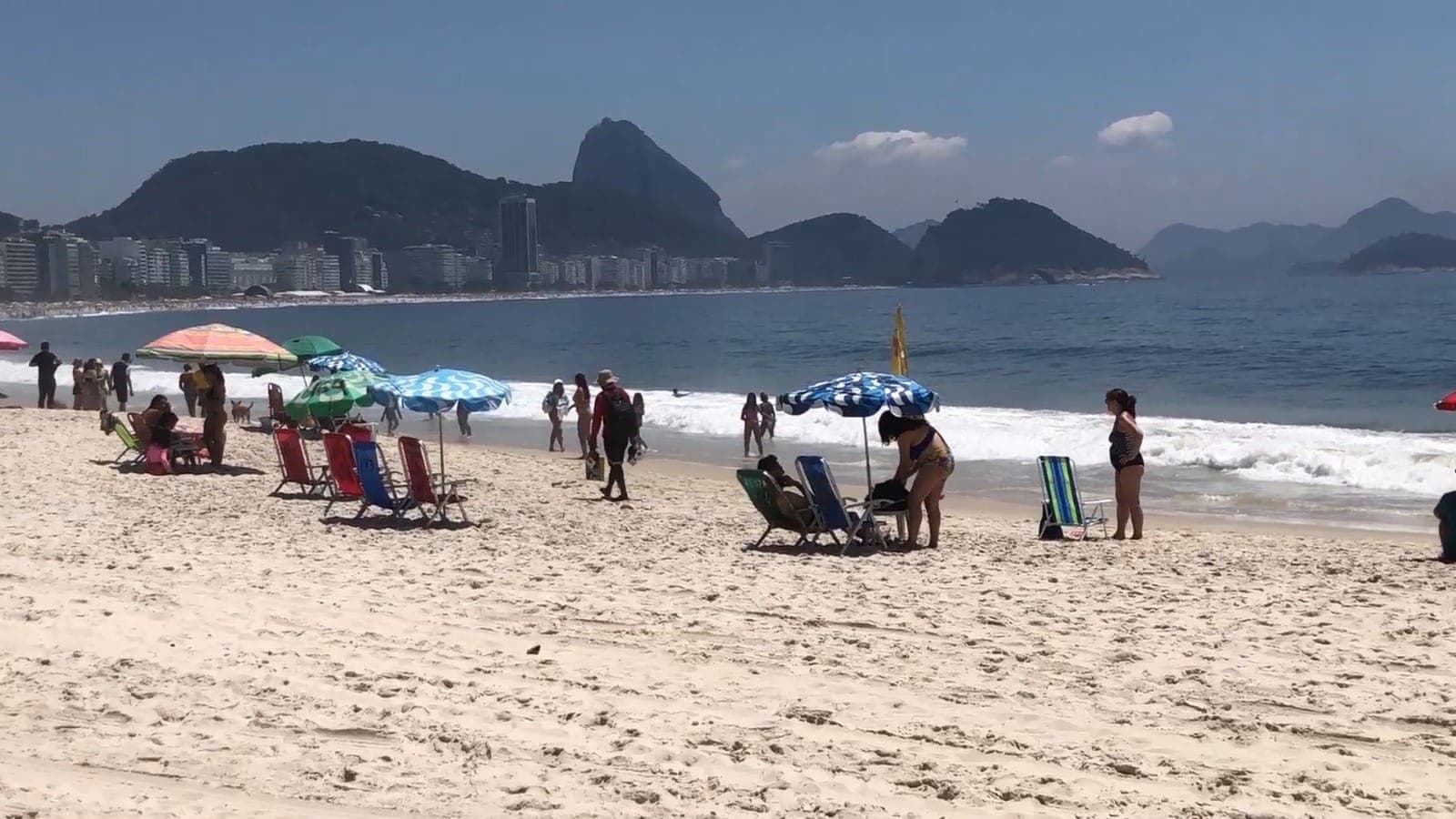 A temperatura média na cidade foi de mais de 30°C