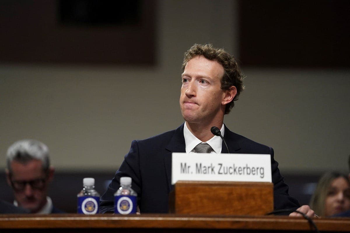 Dono do Facebook, Mark Zuckerberg, no Congresso dos EUA