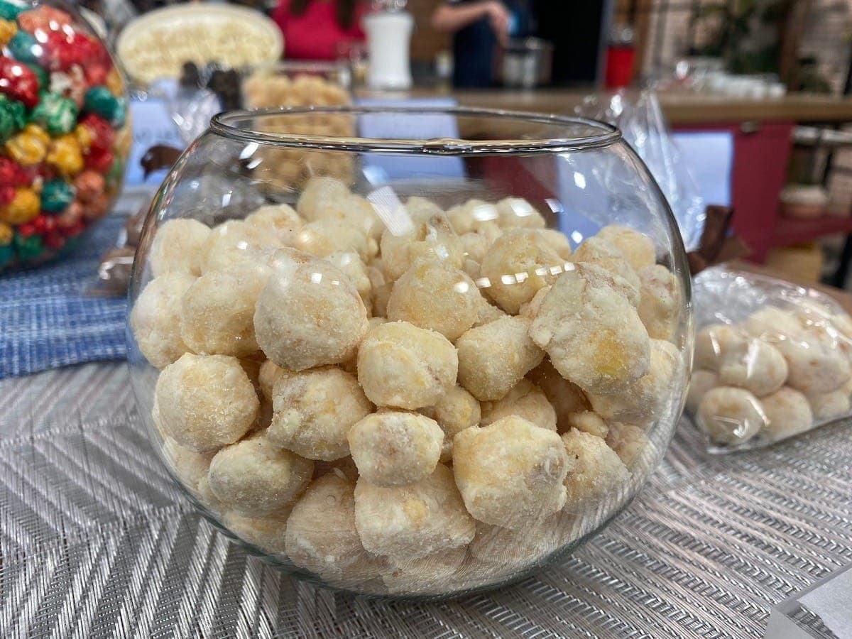 Pipoca de leite em pó do Melhor da Tarde