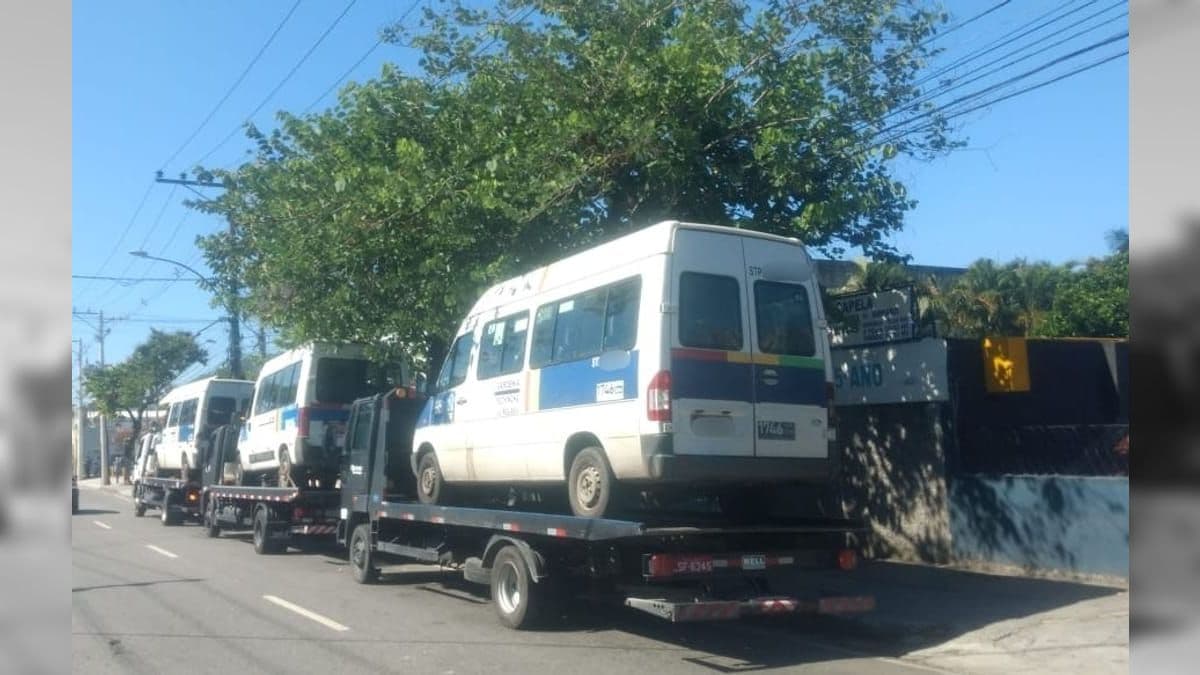 400 multas de trânsito e 60 remoções de vans clandestinas são registradas e 2024