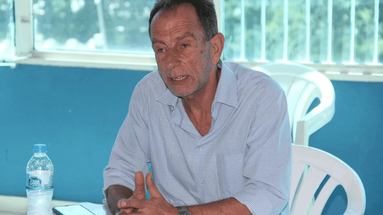 Prefeito de Aparecida, Luiz Carlos Siqueira, o Piriquito