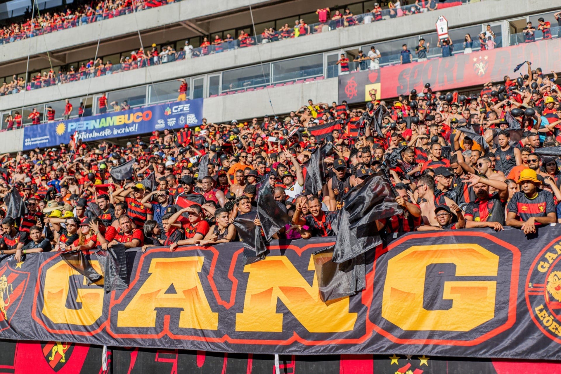 STJD pune organizadas do Sport com quatro jogos de suspensão