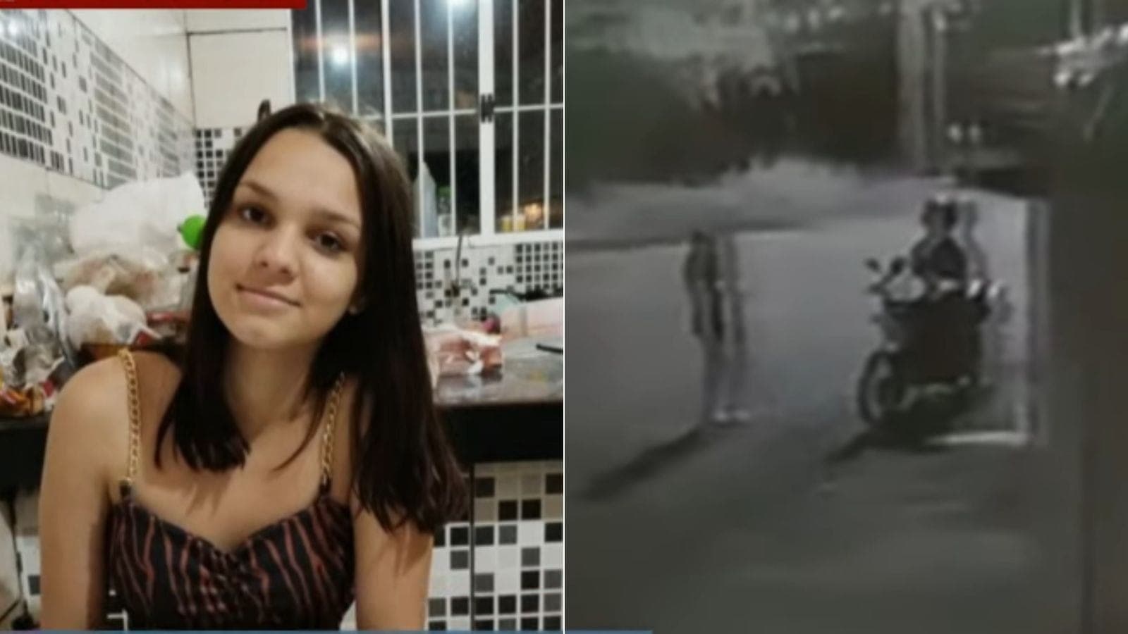 Victória Lorrany foi vista falando com motoqueiro