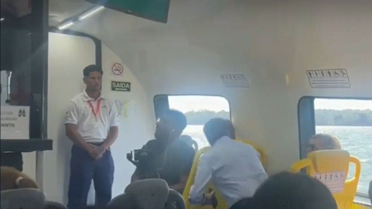 Novo transporte aquático em funcionamento na represa Billings