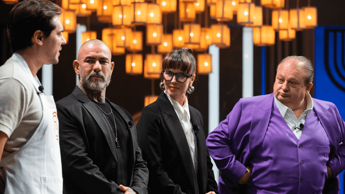 Jurados conversam com Leonardo Bagarolo na 11ª temporada do MasterChef