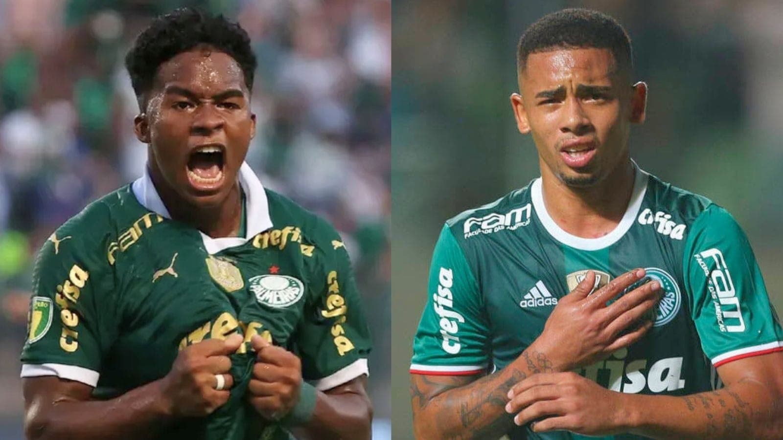Endrick e Gabriel Jesus representam revolução na base do Palmeiras