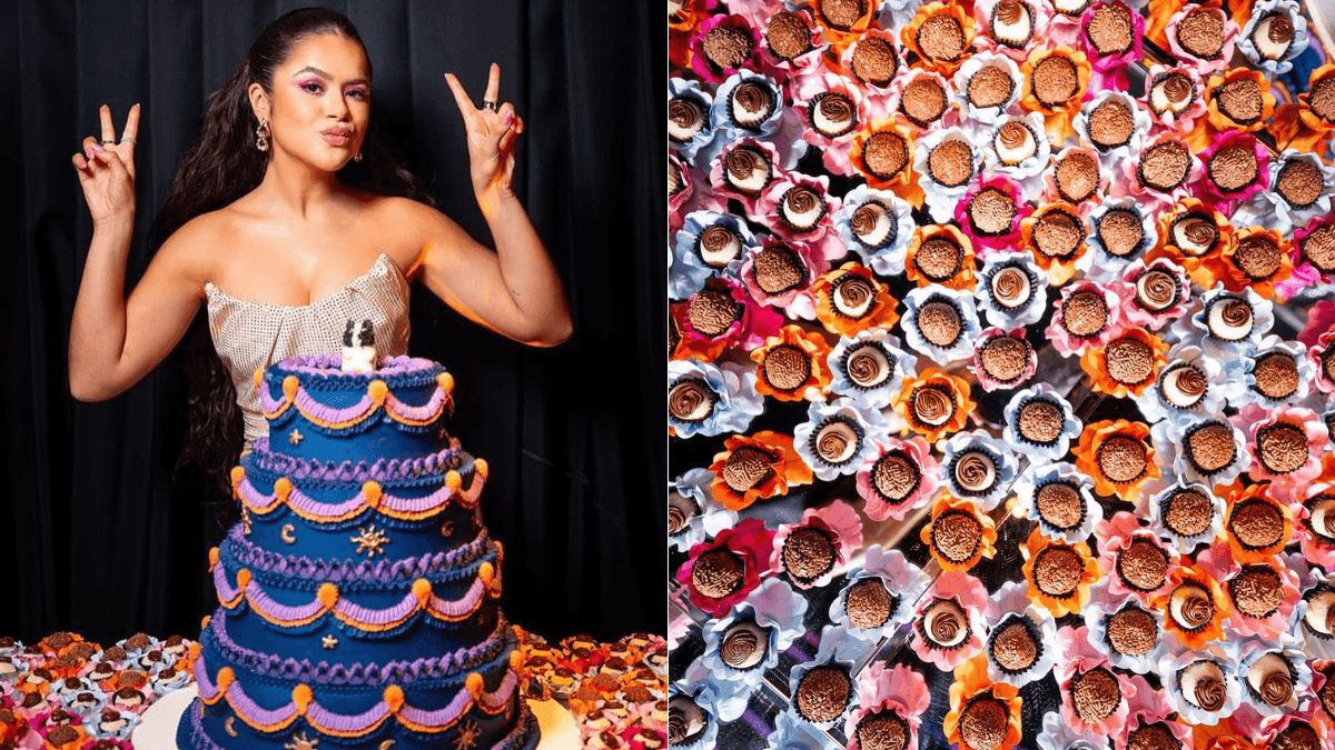 Maisa Silva faz festa de aniversário com milhares de docinhos