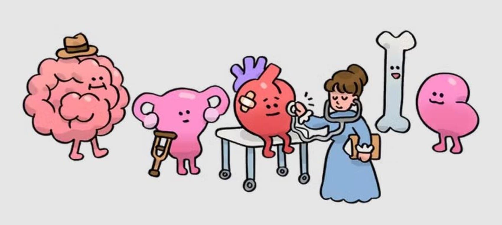 Médica brasileira Rita Lobato é homenageada pelo Google
