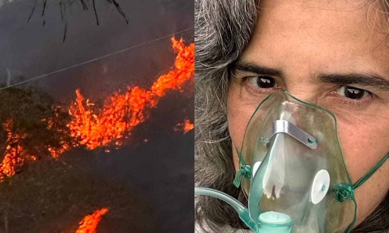 Lúcia Veríssimo contou que teve fazenda incendiada