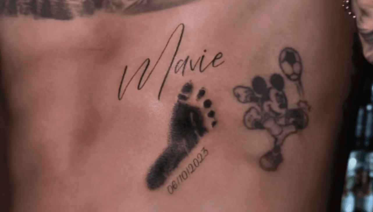 Nova tatuagem do Neymar
