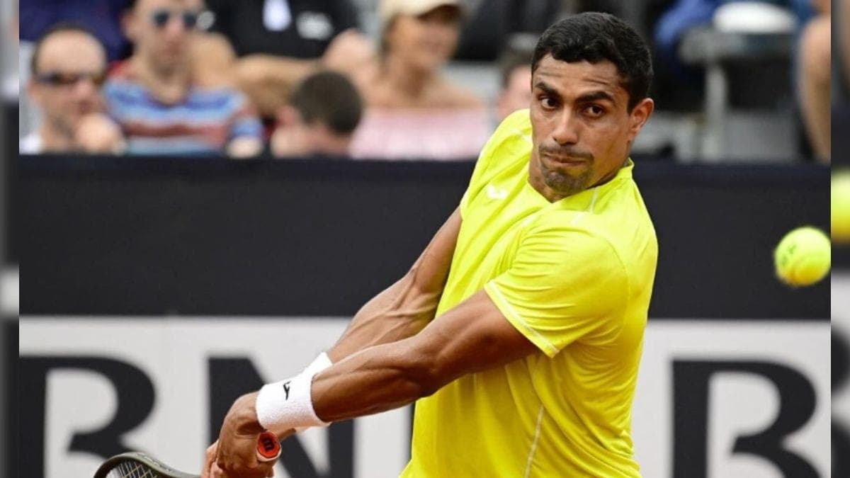 O tenista cearense Thiago Monteiro, garantido na Olimpíada de Paris