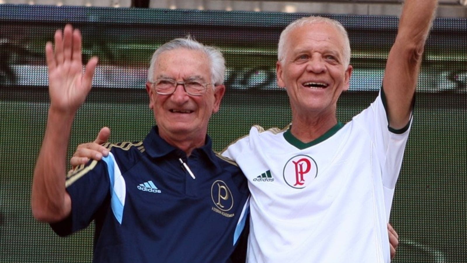 Dudu e Ademir da Guia jogaram juntos por 11 anos pelo Palmeiras