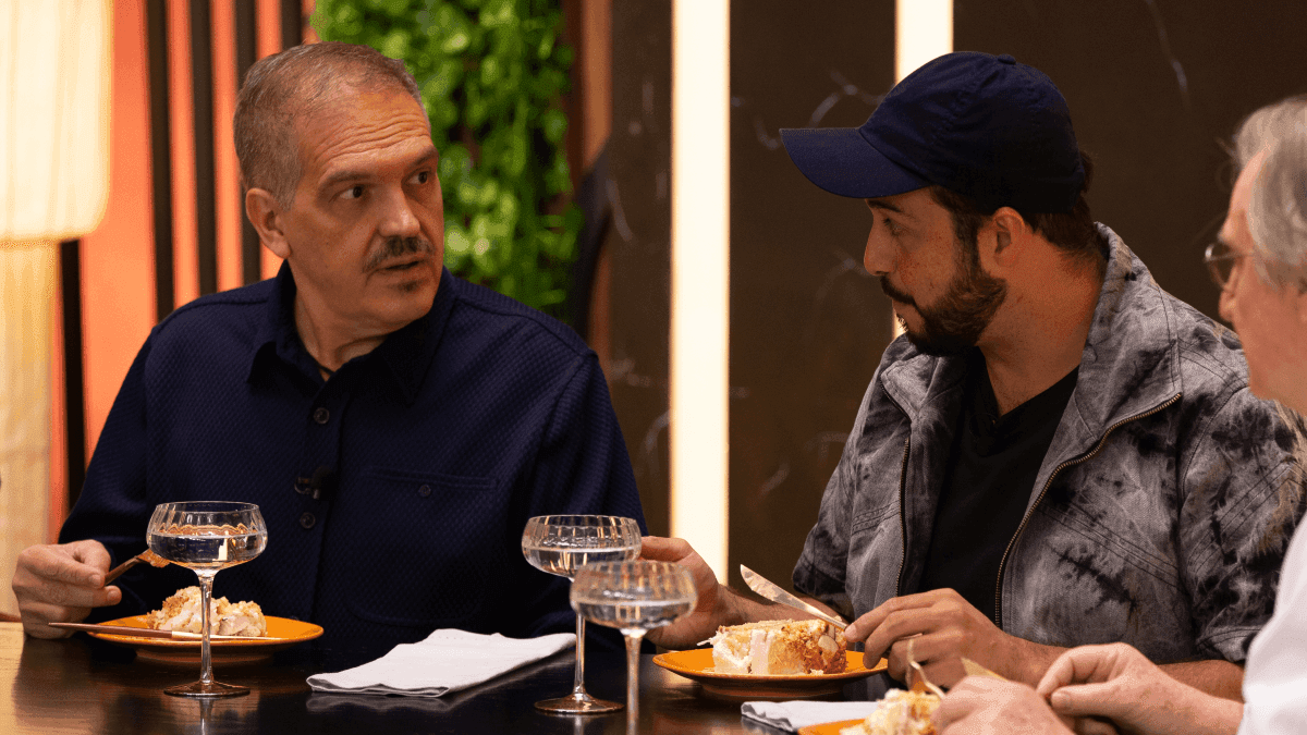 Arnaldo Lorençato e Franklin no MasterChef 2024