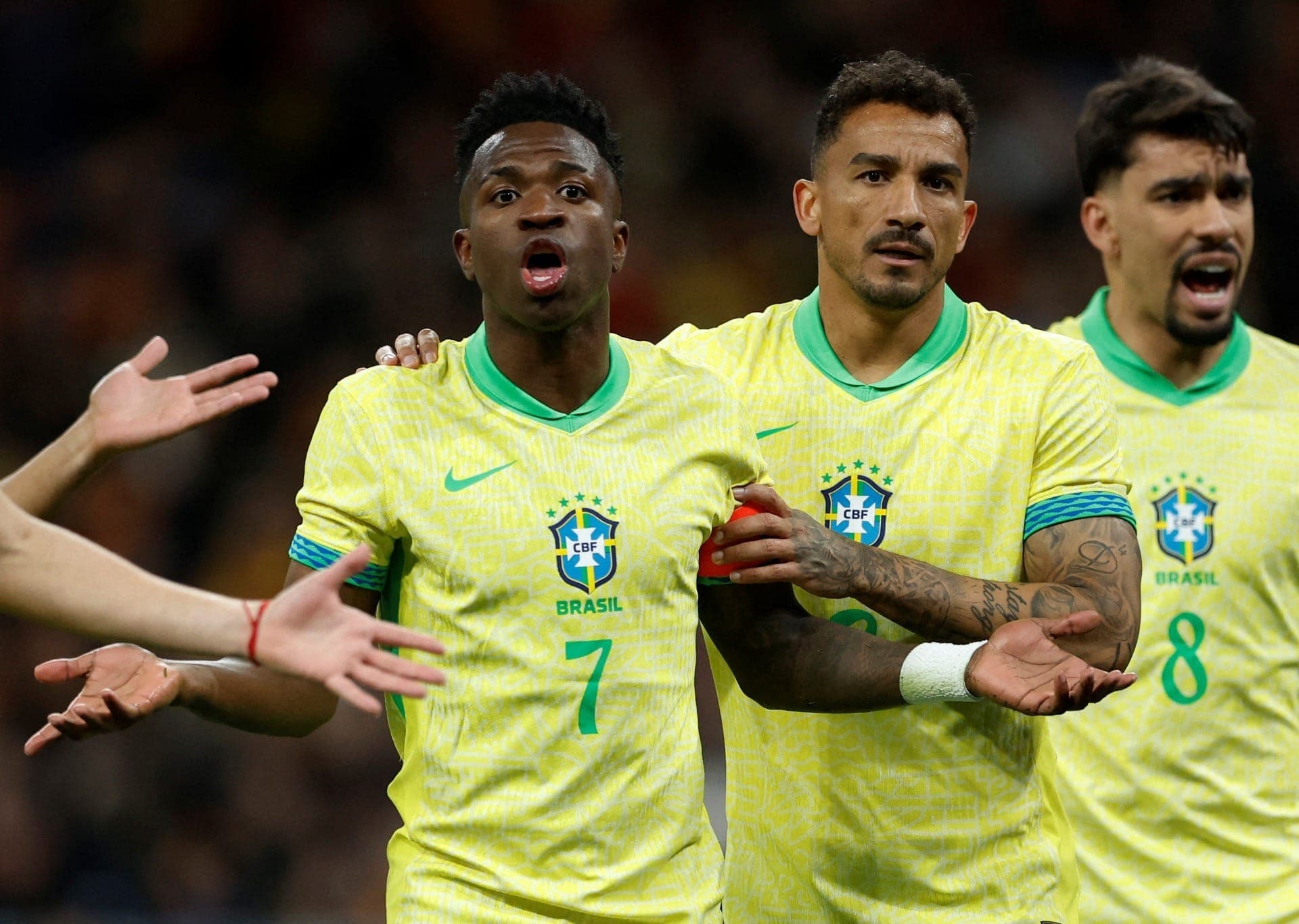 Vinicius Júnior será desfalque para a Seleção contra o Uruguai