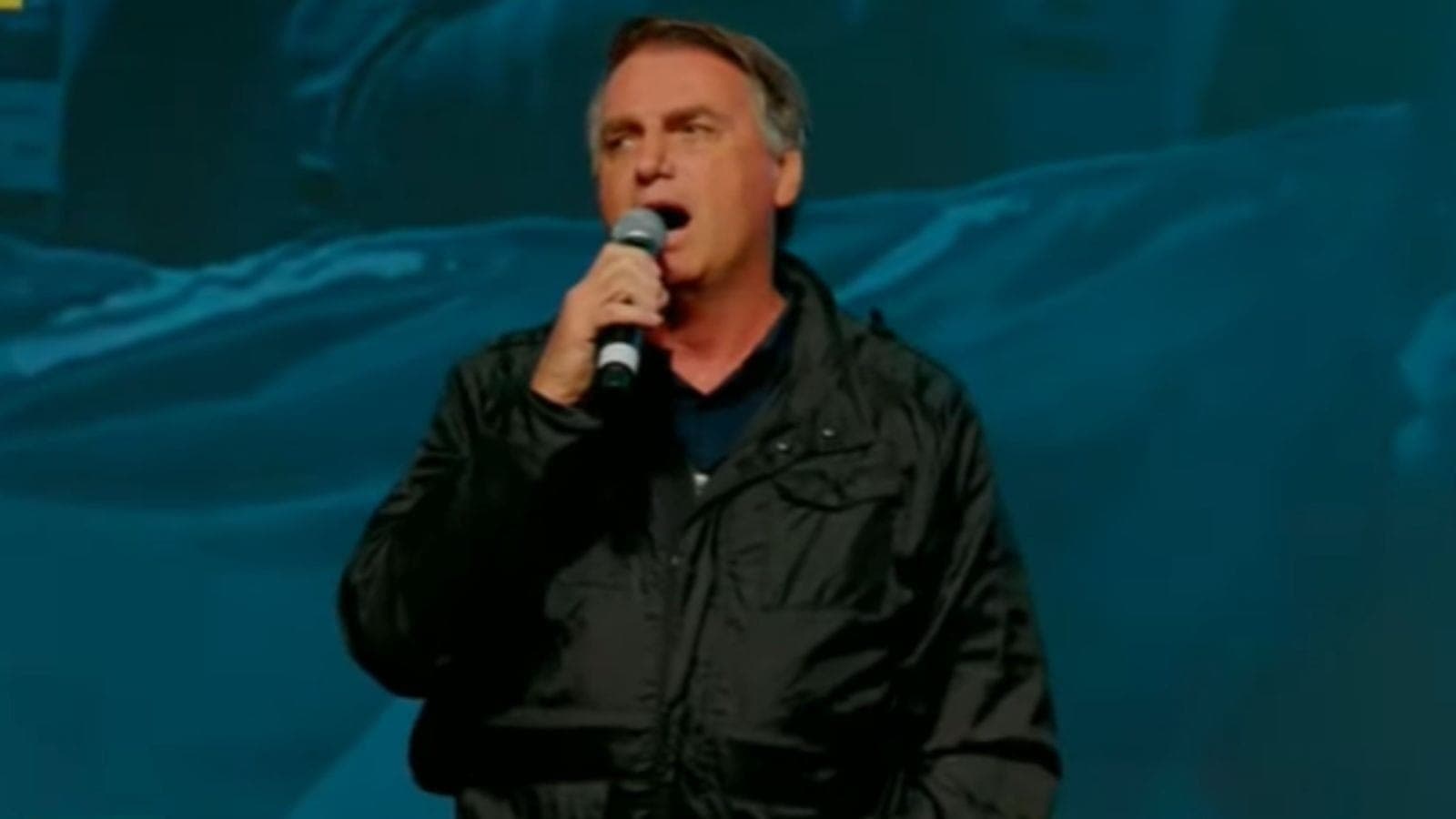 Bolsonaro durante o CPAC
