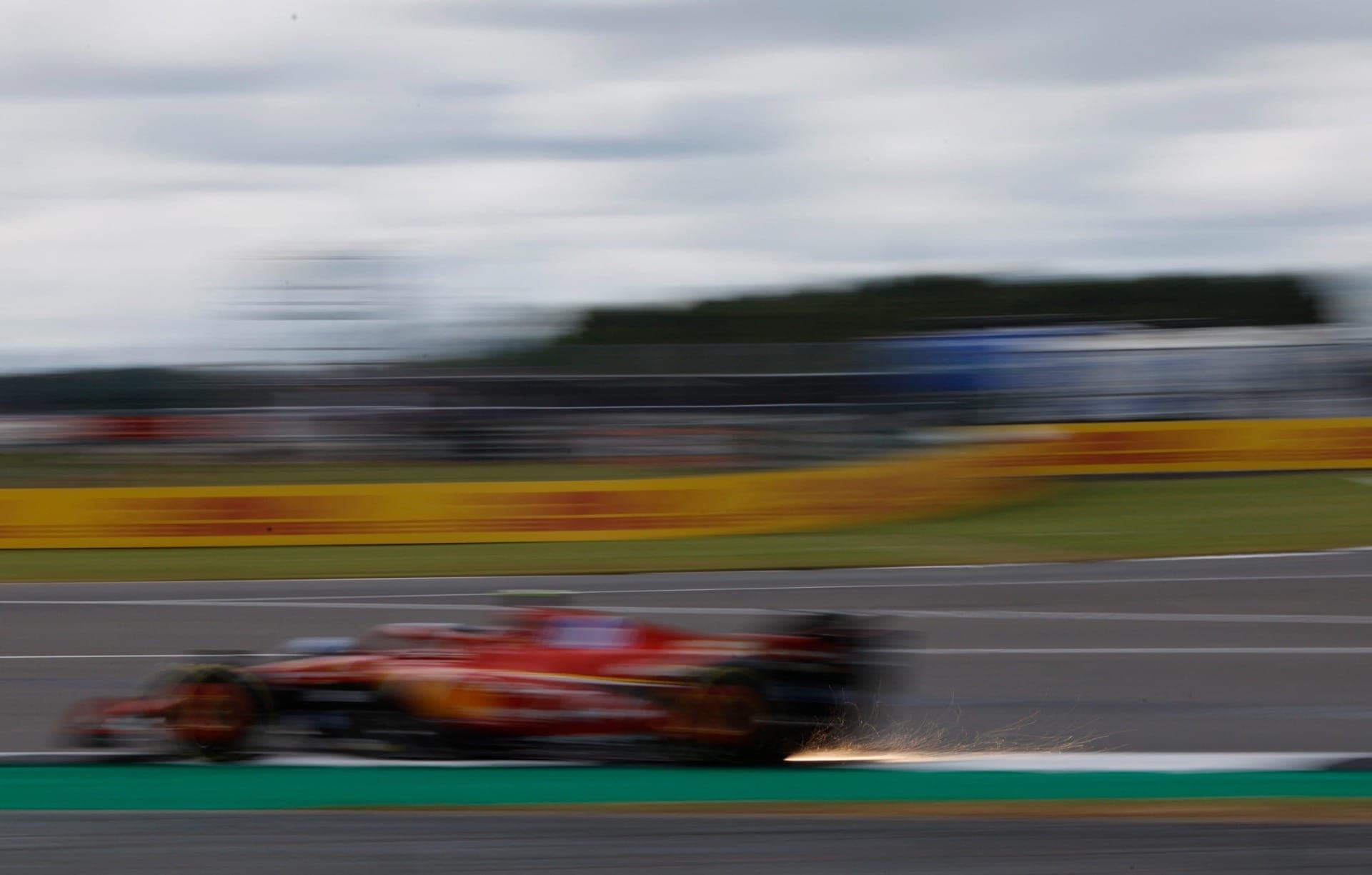 Ferrari de Carlos Sainz no GP da Grã-Bretanha