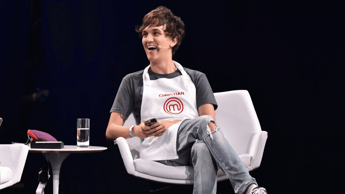 Christian Figueiredo na final do MasterChef, em 2015
