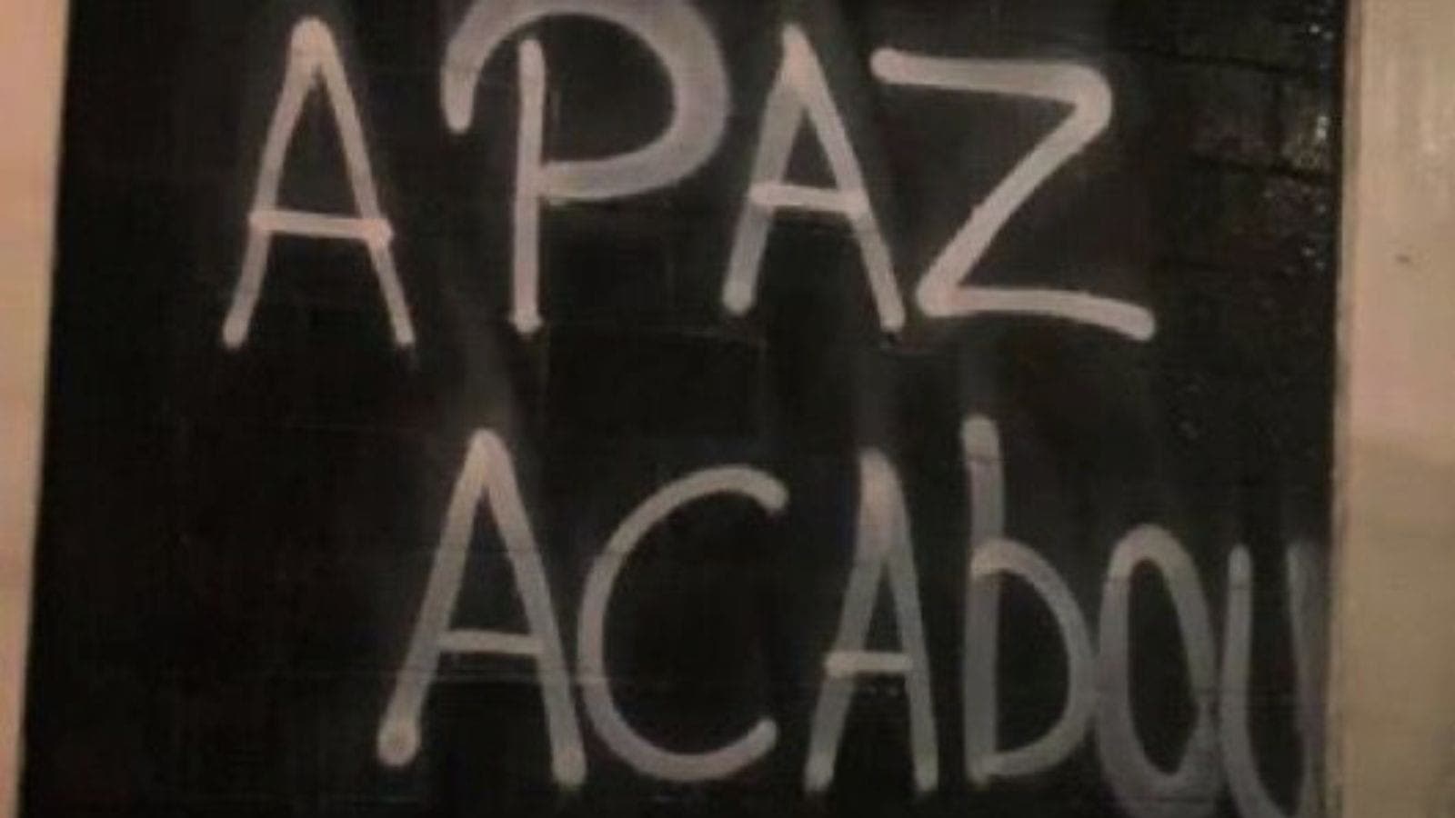 Torcedores do Corinthians picharam muros do CT e do Parque São Jorge