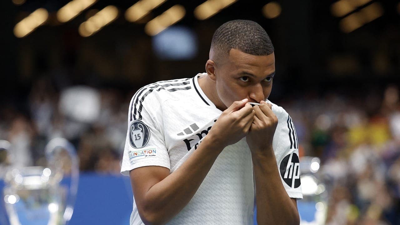 Mbappé é apresentado no Real Madrid