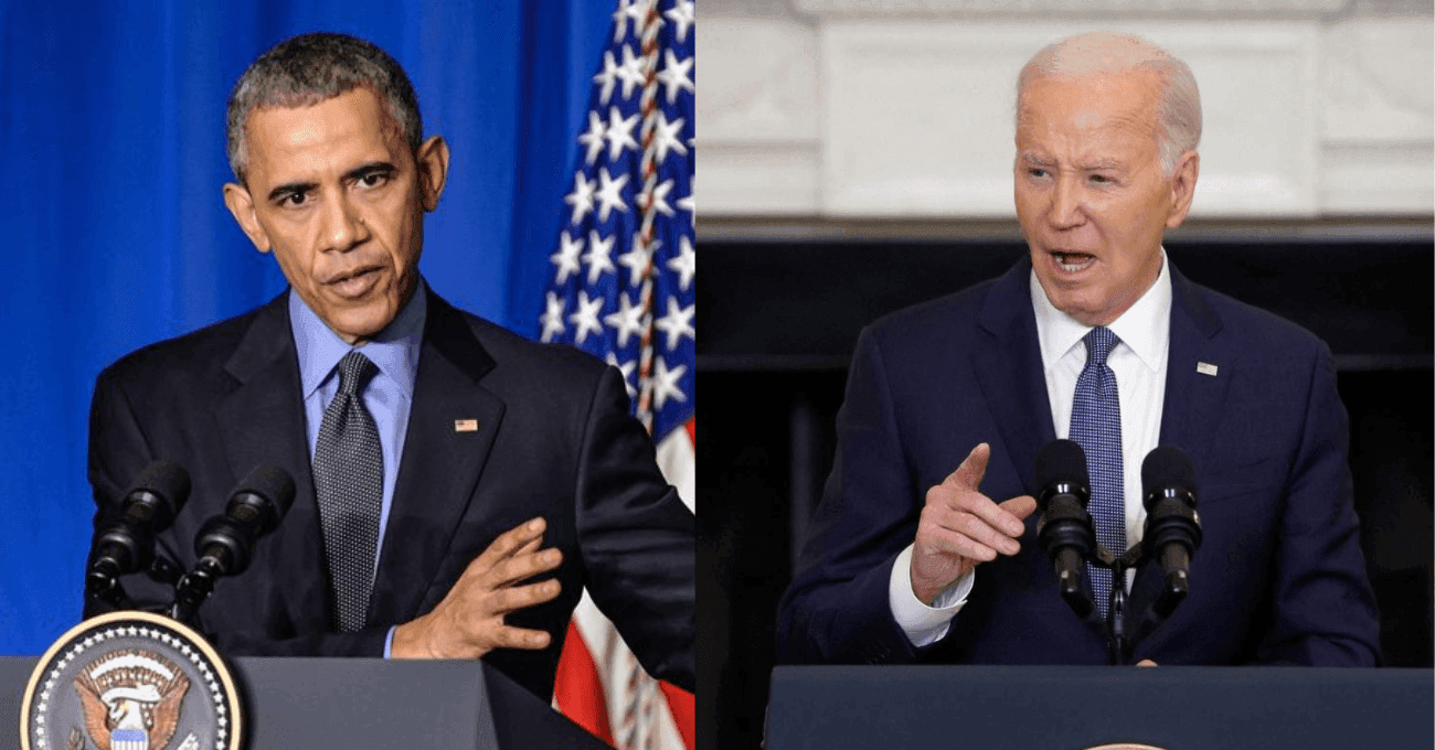 Obama demonstra preocupação com candidatura Biden